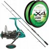 Spinningový Set Mistrall Pro Nautilio 240 cm prút navijak šnúra