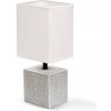 Aigostar B.V. Aigostar - Stolná lampa 1xE14/40W/230V šedá/biela AI0170 + záruka 3 roky zadarmo