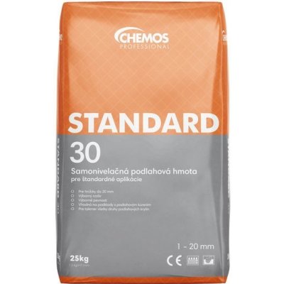 Chemos Standard 30 25kg - samonivelizačná podlahová hmota