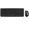 CHERRY set klávesnice + myš DW 5100, bezdrátová, USB, CZ+SK layout, černá JD-0520CS-2
