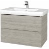 Dreja Umývadlová skrinka VARIANTE SZZ2 80 pro umyvadlo Subway 2.0 - D05 Oregon / D05 Oregon