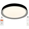 NEDES LC902JB Stropné svietidlo OPAL LED 48W, 3400lm, 2700-6500K, IP20, čierna+diaľk.ovládač+Wifi