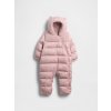 GAP Baby zateplená kombinéza Lightweight Ružová 3-6M Ružová Ružová