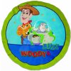 Ilanit plyšový vankúš Wd Toy Story 3 okrúhly 13894 modro-zelený