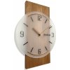 Geometrické nástenné drevené hodiny 40cm, z240-md-dx