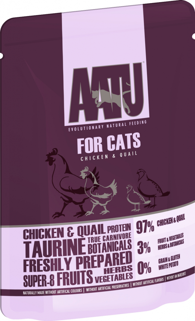 AATU Cat Chicken n Quail 85 g