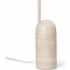 ferm LIVING Arum stolová lampa, béžová, mramor, oceľ, 50 cm - 110168693