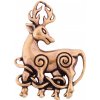 Battle Merchant Bronzový keltský amulet s motivem jelena boha Cernunna