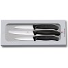 Victorinox 6.7113.3G Swiss Classic Súprava nožov 3-dielna čierna