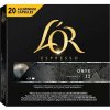 L'OR L´OR Espresso Onyx Intenzita 12 hliníkové kapsule do Nespresso® 20ks