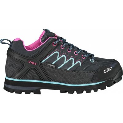 CMP Moon Low Wmn Trekking Shoe Wp Anthracite-Aqua