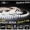 LEDprodukt PROFI LED pásik 60LED/m SMD1808 4,8W/m studená biela CRI97 IP65 24V