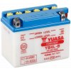 YUASA motobatérie 12V, YB4L-B, 4,2Ah, 45A, konvenčné YUMICRON 121x71x93, YUASA originál (vr. balenie elektrolytu)
