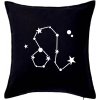Súhvezdie - Leo - Lev - Vankúš 50x50 - 50x50 - Iba poťah ( Čierna )