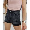 Dámske rifľové kraťasy MEFINITY čierne (sy0200) 30