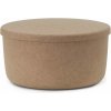 Normann Copenhagen Pouf Hide Storage Large, sand