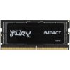 Kingston FURY Impact/SO-DIMM DDR5/16GB/6400MHz/CL38/1x16GB/Black KF564S38IB-16
