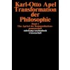 Transformation der Philosophie (Karl-Otto Apel)(Brožovaná)