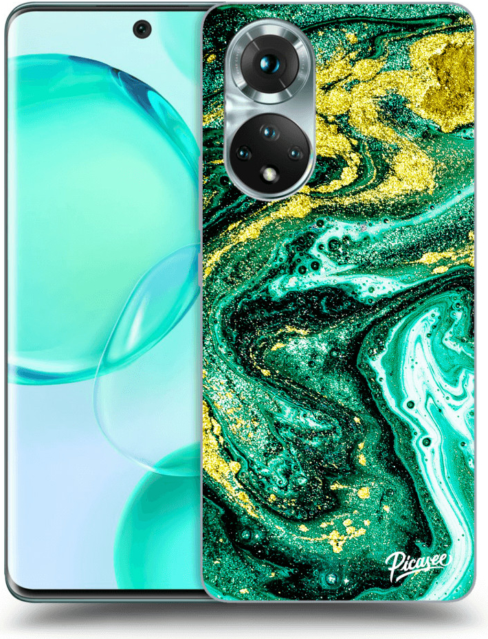 Picasee ULTIMATE CASE Honor 50 5G - Green Gold