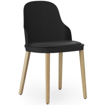 Normann Copenhagen Allez Chair Ultra Leather čierna / dub