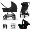 Multifunkčný detský kočík 3v1 NEWLY s autosedačkou MINK PRO Kinderkraft