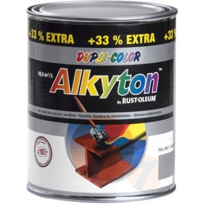 Rust Oleum Alkyton antikorózna farba na hrdzu 2v1 RAL 9007 šedý hliník 5 l