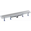Polysan FLISE sprchový kanálik s roštom pre dlažbu,superflow DN50, 710x122x65 mm SPH 73671
