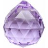 Nefertitis Guľa Feng Shui brúsený krištáľ fialový XL NF4890 - 50 mm