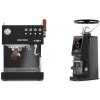 Ascaso Steel DUO PID PLUS, Black&Wood + Eureka Atom W 65 Casa, black