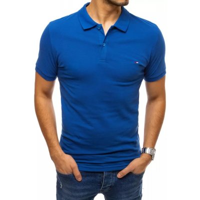 Dstreet pánske Polo tričko s límčekom Aurea modré