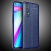 Puzdro OPPO Realme 7 Litchi tmavo-modrá farba