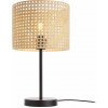 Butlers NYBORG Stolná lampa s ratanovým tienidlom