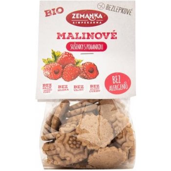 BIO ZEMANKA Sušienky pohánkovo - malinové bezgluténové 100 g