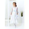 Fashionkids Dievčenské šaty DAMLA M/457 Farba: Ecru, Veľkosť: 134