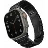 Uniq Osta článkový oceľový pre Apple Watch 49/45/44/42 mm, Midnight Black UNIQ-49MM-OSTABLK