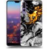 Picasee silikónový čierny obal pre Huawei P20 Pro - Black Gold 2