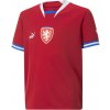 Chlapčenský dres Puma, FACR HOME JERSEY REPLICA JR červená,biela,modrá 140
