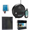 Sada solárneho panelu a elektrického ohradníka - 1 J zdroj s diaľkovým ovládaním, solárný panel 40 W, regulátor a 12V batéria 44 Ah