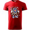 Lukostreľba komiks - Klasické pánske tričko vyššej gramáže - 4XL ( Červená )