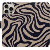 Flipové puzdro iSaprio - Zebra Black 02 - iPhone 16 Pro Max