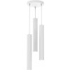 EUlight by MILAGRO Závesné svietidlo Hudson, 3x biele kovové tienidlo, w, o
