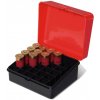 Krabička na náboje - brokové 25 ks Plano Molding® USA - Black/Red