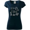 Horolezecké karabíny - Dámske tričko Pure - S ( Tmavomodrá (veľmi tmavá - skoro čierna) )