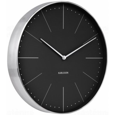 Dizajnové nástenné hodiny Karlsson 5681BK