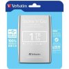 2,5 HDD pevný disk, 1TB, USB 3.0, VERBATIM, strieborný