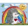 Ježko a dúha, 40 × 50 cm, bez rámu a bez napnutia plátna 6056470