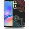 Picasee silikónový čierny obal pre Samsung Galaxy A05s A057G - Kvetinový vzor