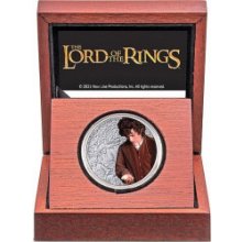 New Zealand Mint strieborná minca Lord of the Rings Frodo Baggins 2021 1 Oz