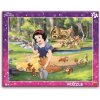 Puzzle Snehulienka a zvieratká 40 Dino