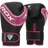 Detské boxerské rukavice RDX 4B Robo – čierno-ružové